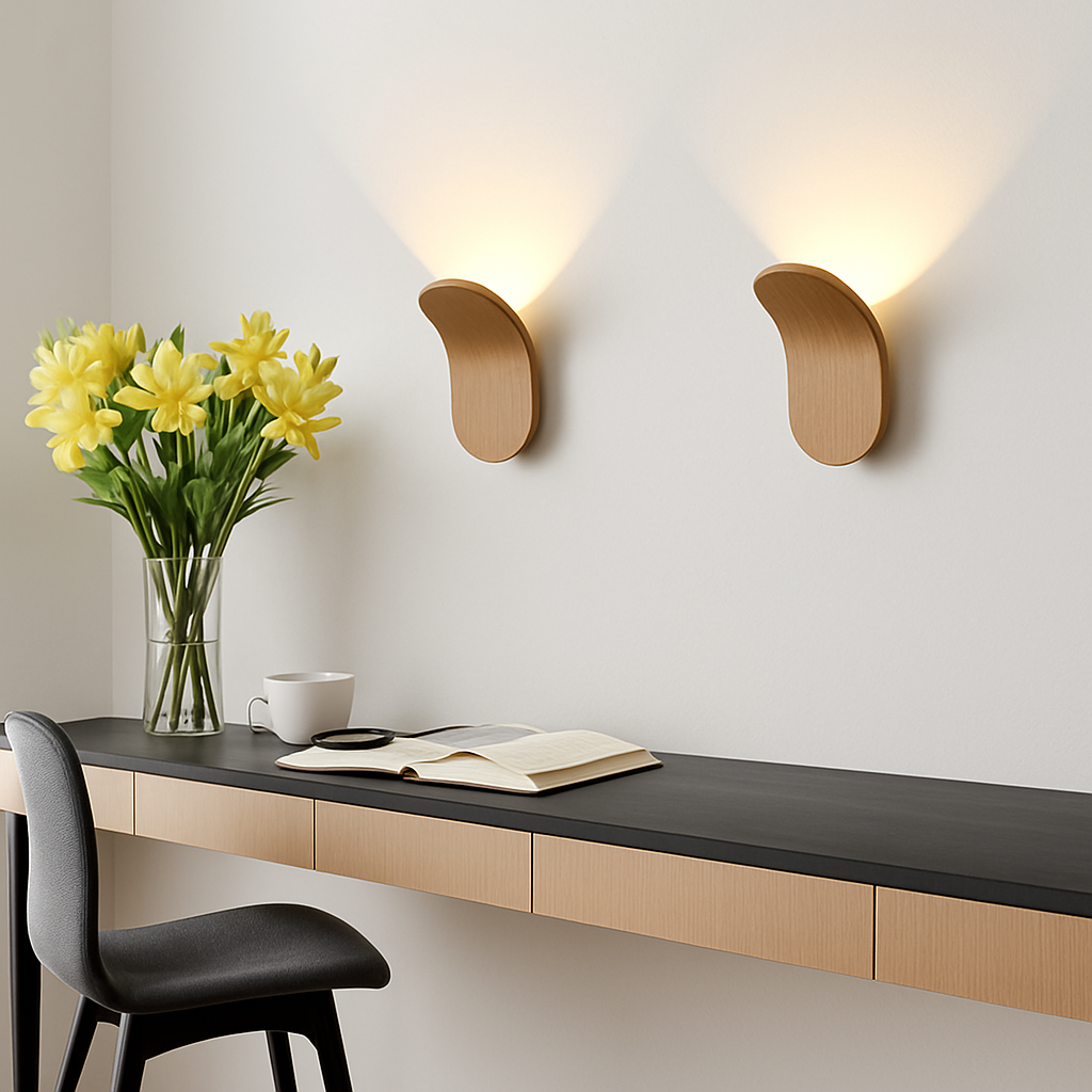 Kymorlan | Gebogen silhouet architectonische wandlamp