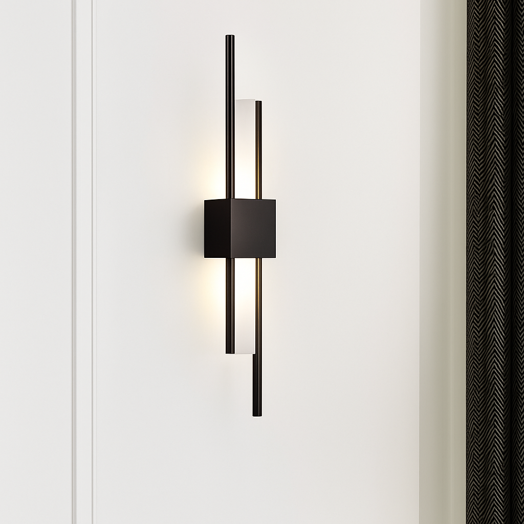 Zyrmion | Slanke Verticale Moderne Metalen Staaf Decoratieve Wandlamp