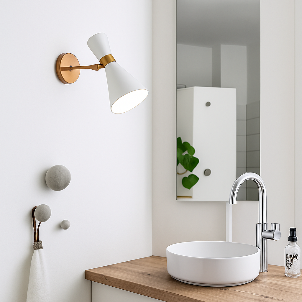 Vireliw | Moderne Driehoekige Kap Noordse Metalen Wandlamp