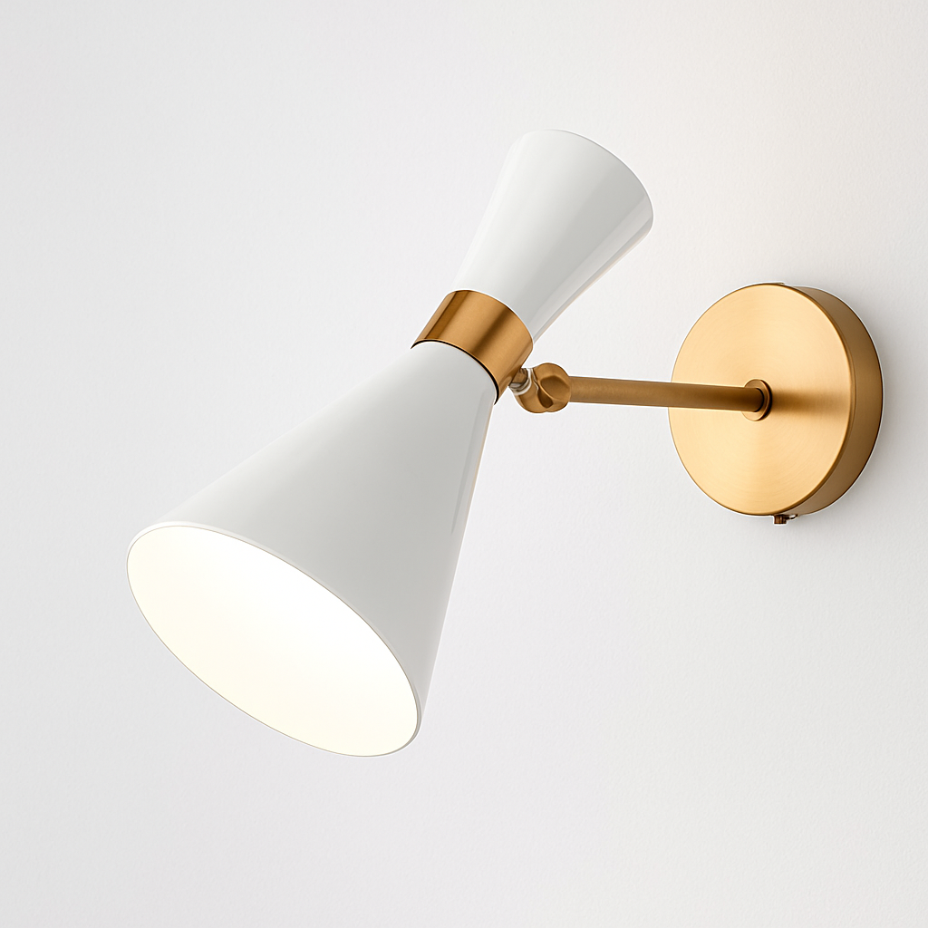 Vireliw | Moderne Driehoekige Kap Noordse Metalen Wandlamp