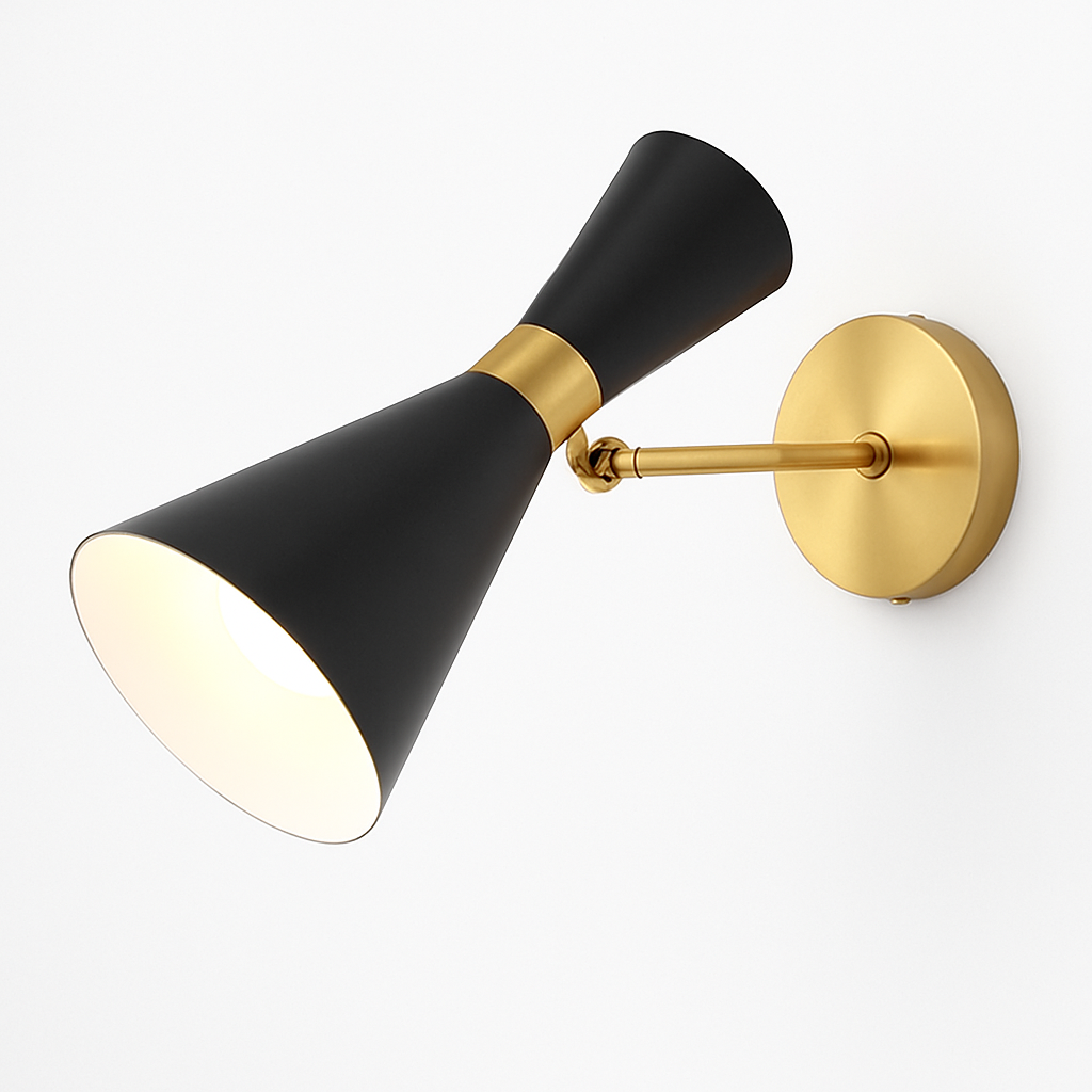 Vireliw | Moderne Driehoekige Kap Noordse Metalen Wandlamp