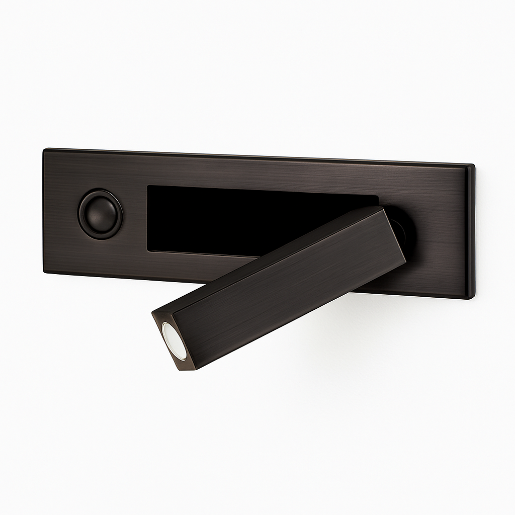 Virello | Minimalistische Ingebouwde Vierkante Leeswandlamp