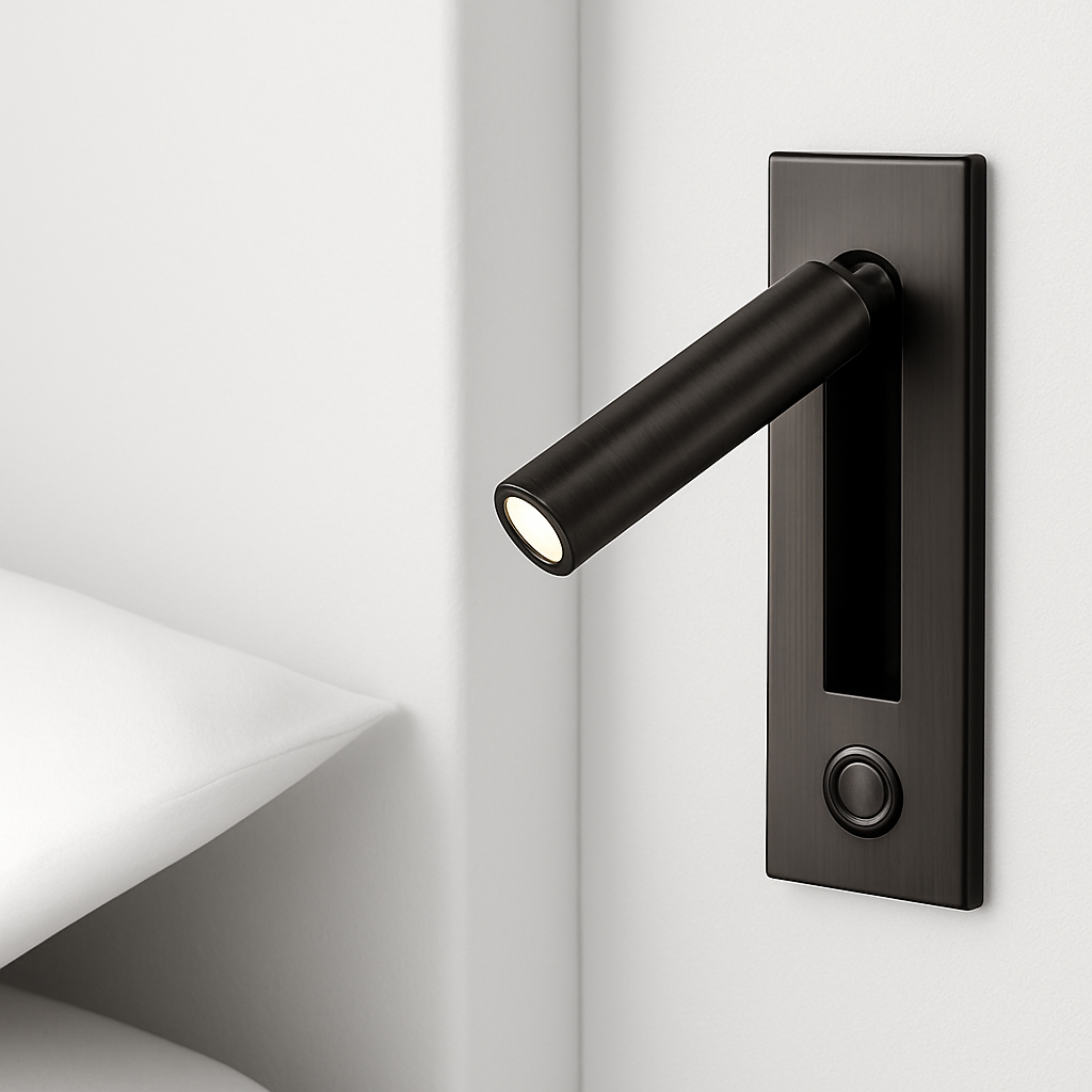 Virello | Minimalistische Ingebouwde Vierkante Leeswandlamp