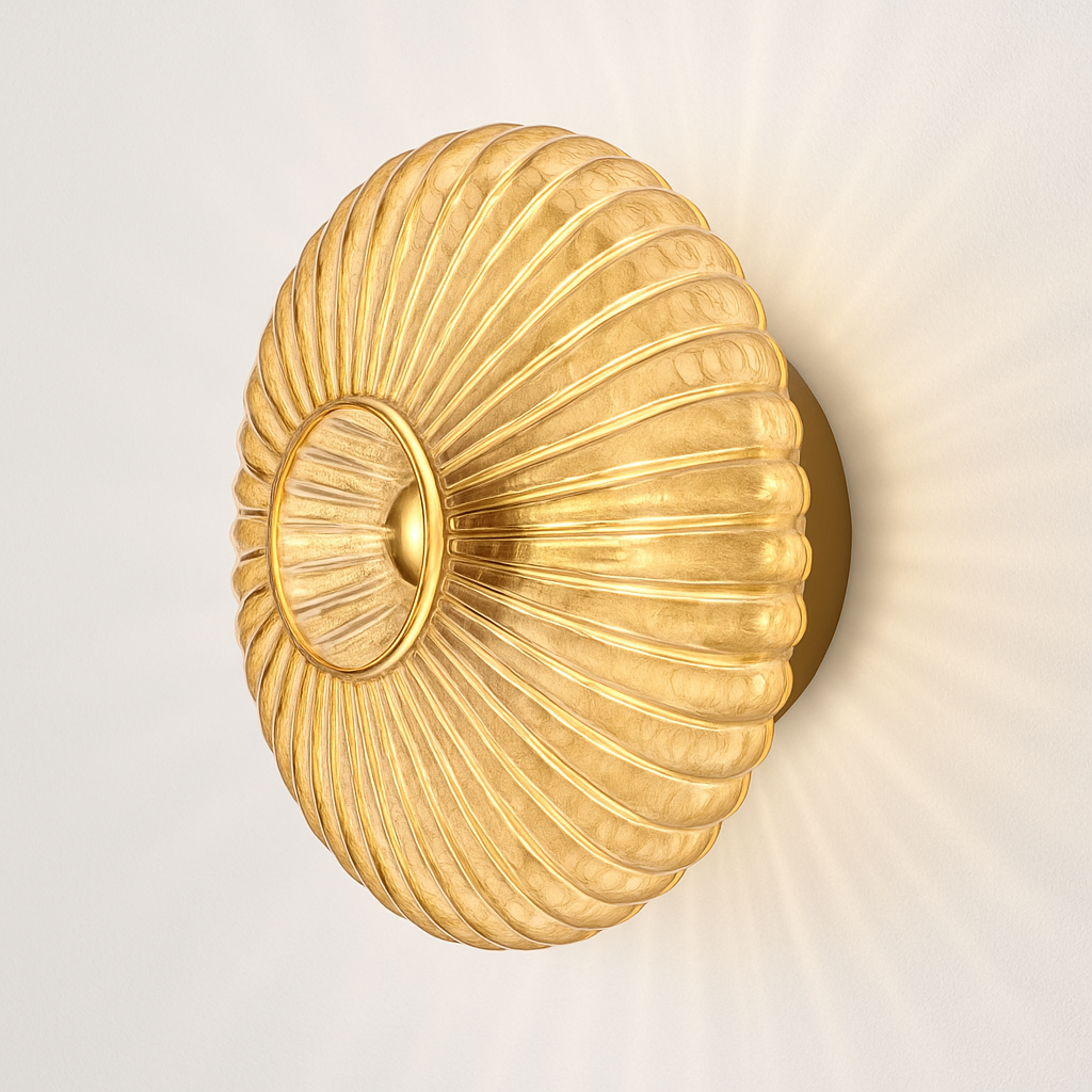 Veldaroy | Lineaire architectonische glazen kap wandlamp