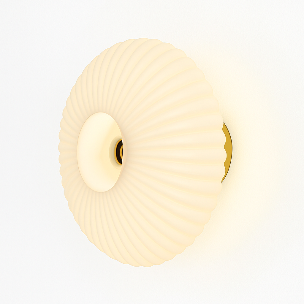 Veldaroy | Lineaire architectonische glazen kap wandlamp