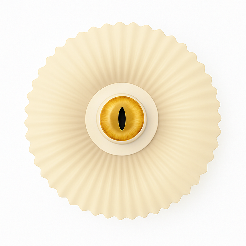 Veldaroy | Lineaire architectonische glazen kap wandlamp