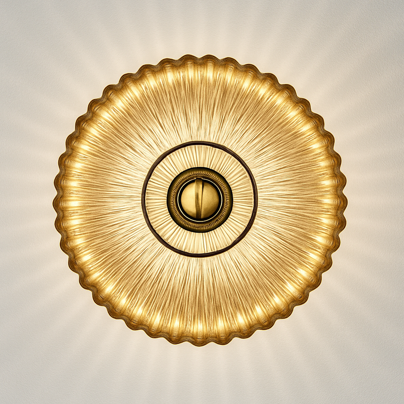 Veldaroy | Lineaire architectonische glazen kap wandlamp