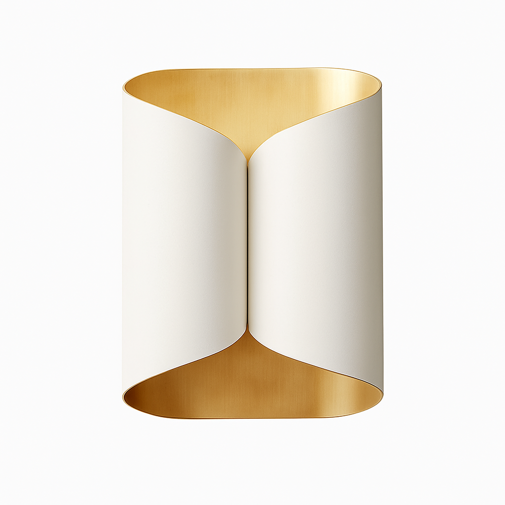 Kensivara | Gespiraliseerde Abstracte Geometrie Artistieke Wandlamp