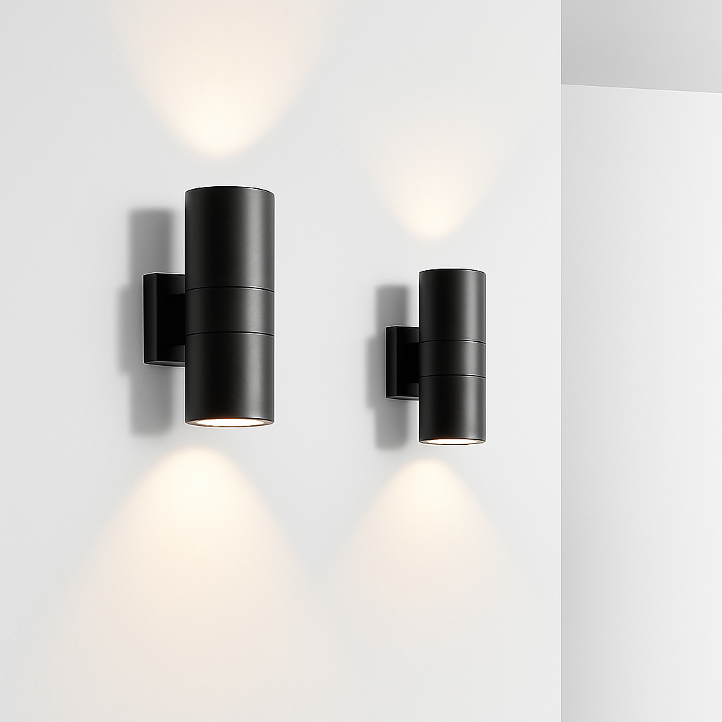 Zandorim | Minimalistische lineaire kolom op-en-neer buitenwandlamp
