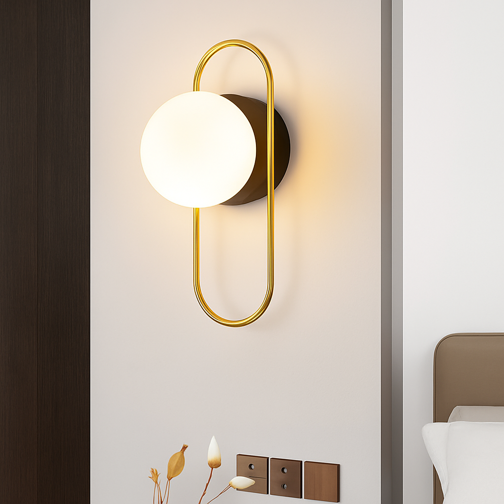 Vaelisurt | Noordse Bol Architectonische Vorm Wandlamp
