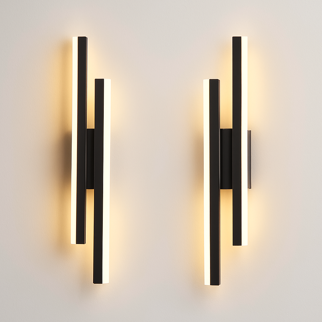 Krythano | Sculpturale geometrische profiel architectonische wandlamp