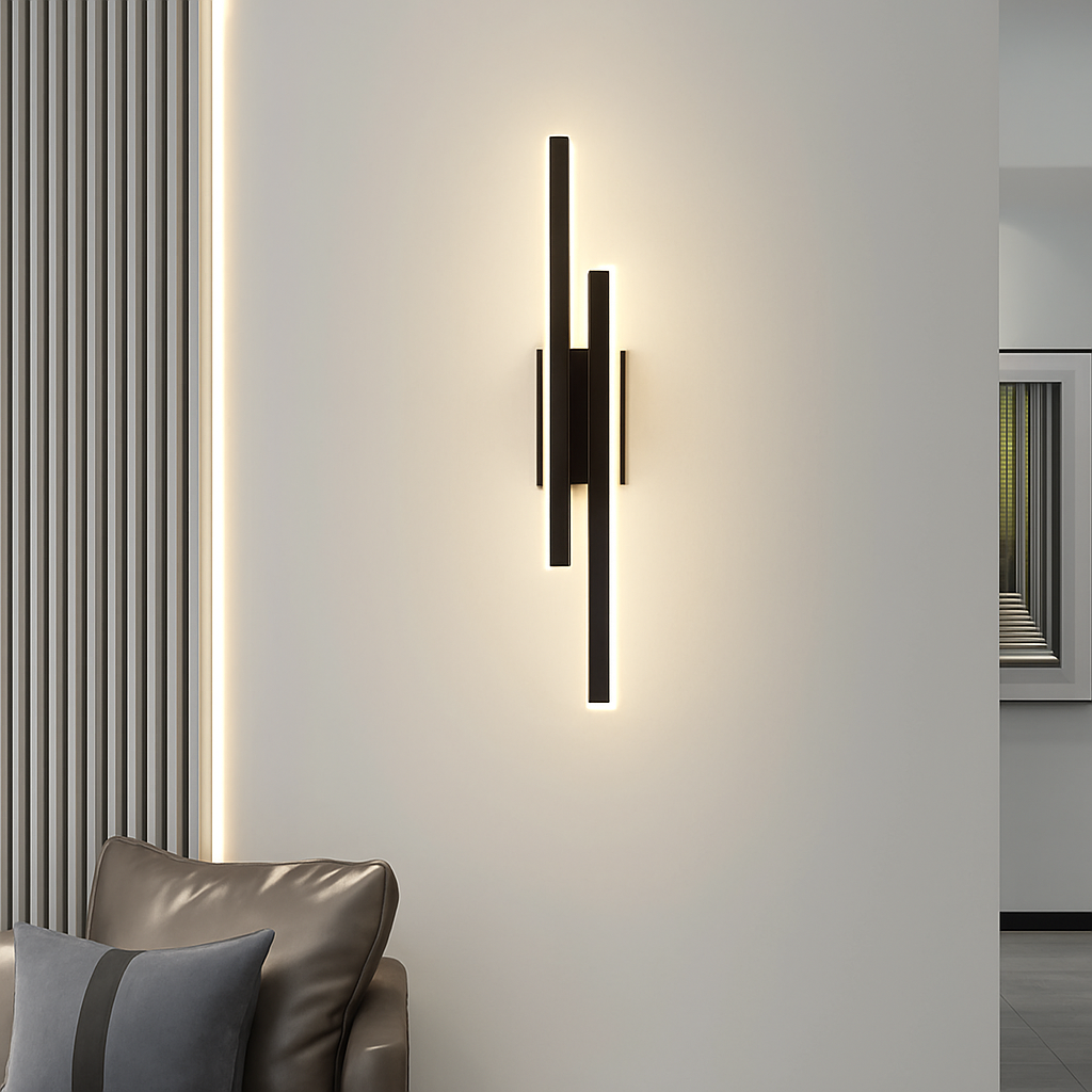 Krythano | Sculpturale geometrische profiel architectonische wandlamp