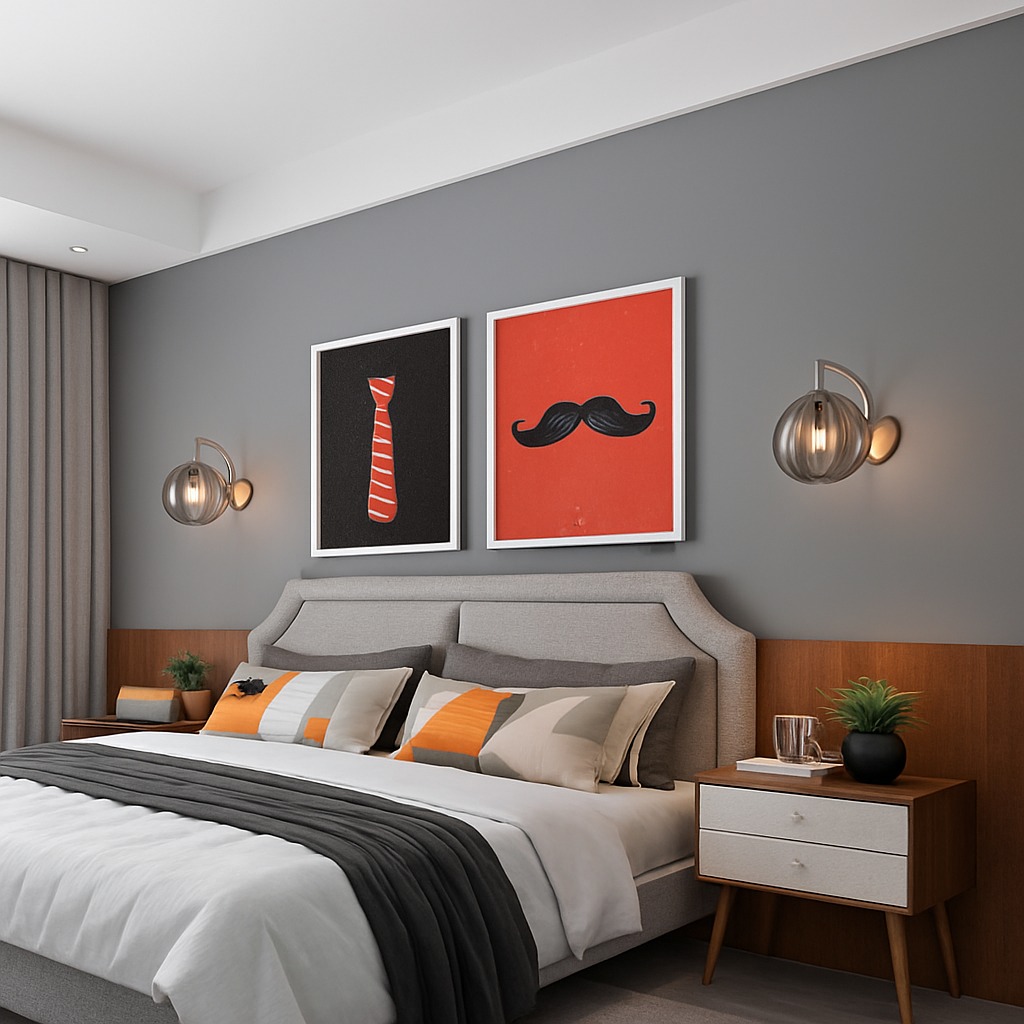 Zenvori | Moderne Gebrande Glazen Bol Messing Wandlamp