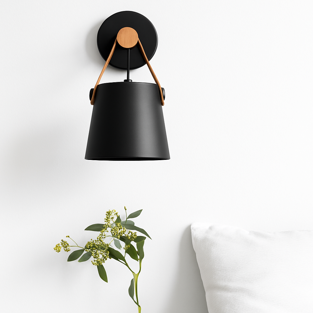 Velvoryn | Moderne LED wandlamp met hangende kap