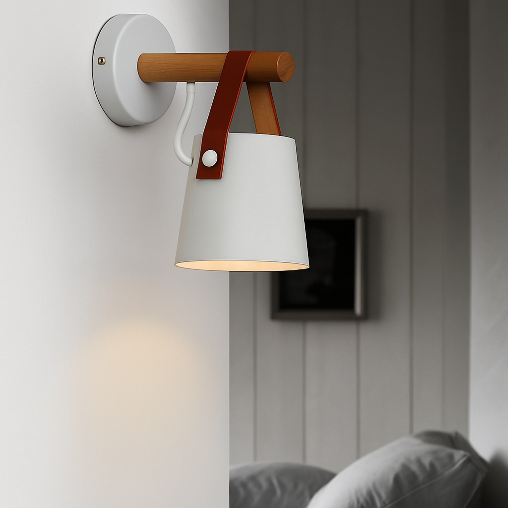 Velvoryn | Moderne LED wandlamp met hangende kap