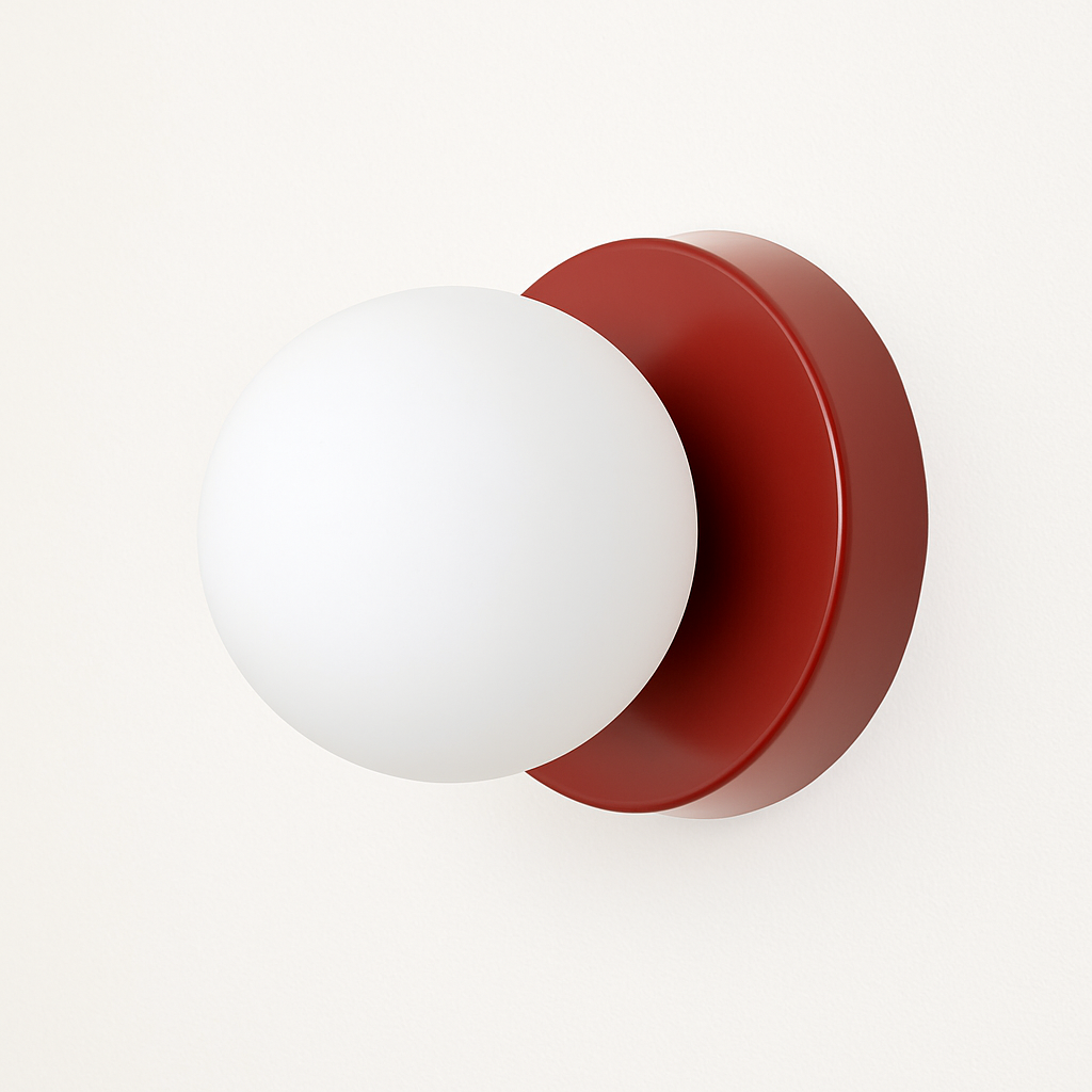 Velistra | Moderne Macaron Schijf Glazen Mini Decoratieve Wandlamp