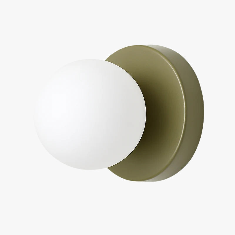 Velistra | Moderne Macaron Schijf Glazen Mini Decoratieve Wandlamp