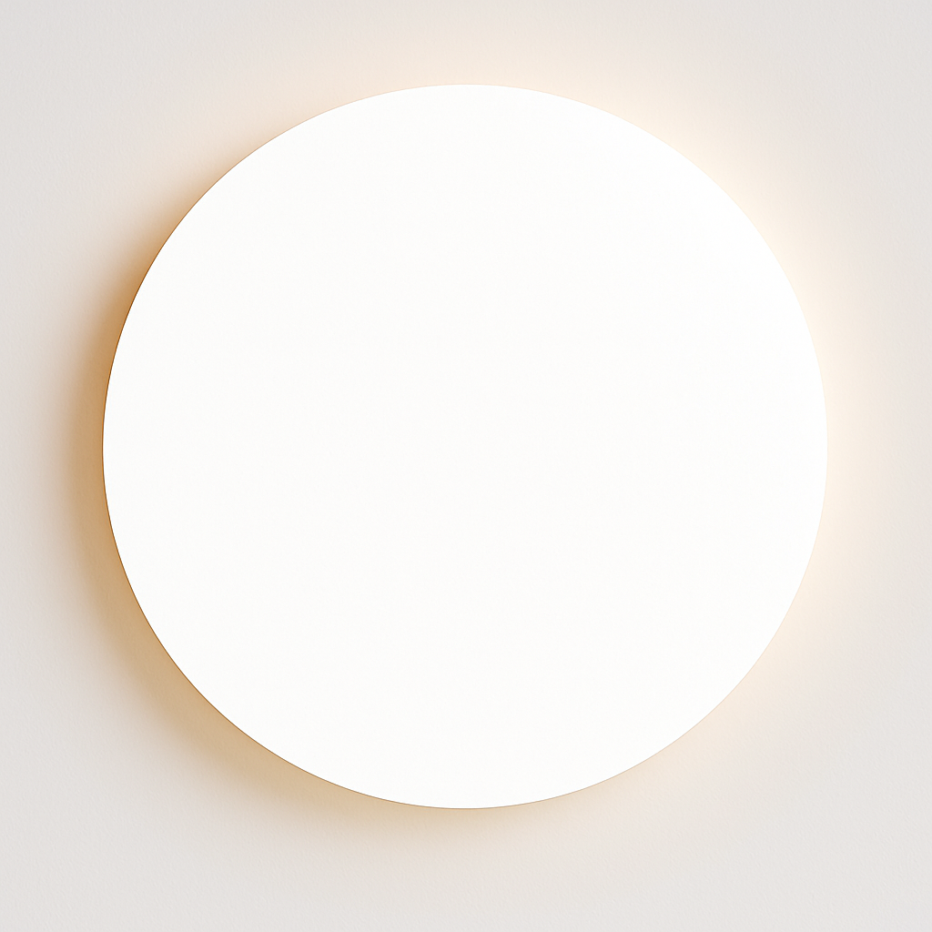Belquise | Schijf Silhouet Abstracte Moderne Accent Wandlamp