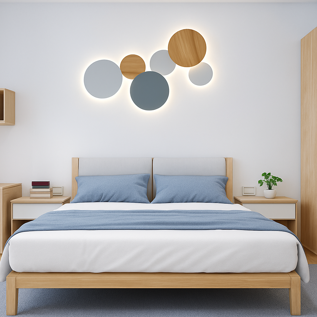 Velvoryn | Minimalistische Eclips Ronde Bol Wandlamp Armatuur