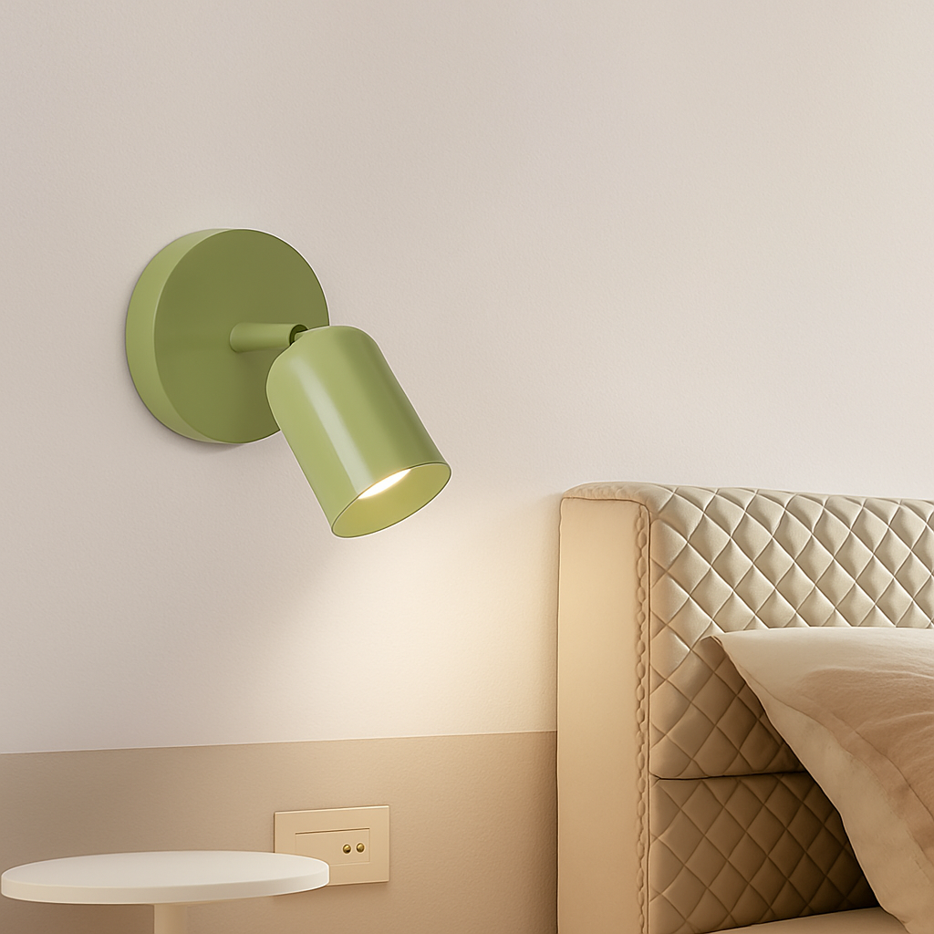 Varleon | Noordse Minimalistische Macaron Ronde Metalen Decoratieve Wandlamp