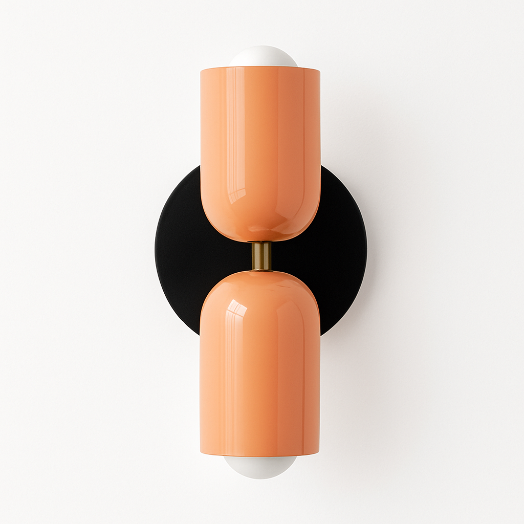 Ryvola| Nordic Minimalistische Metalen Matglas Wandlamp