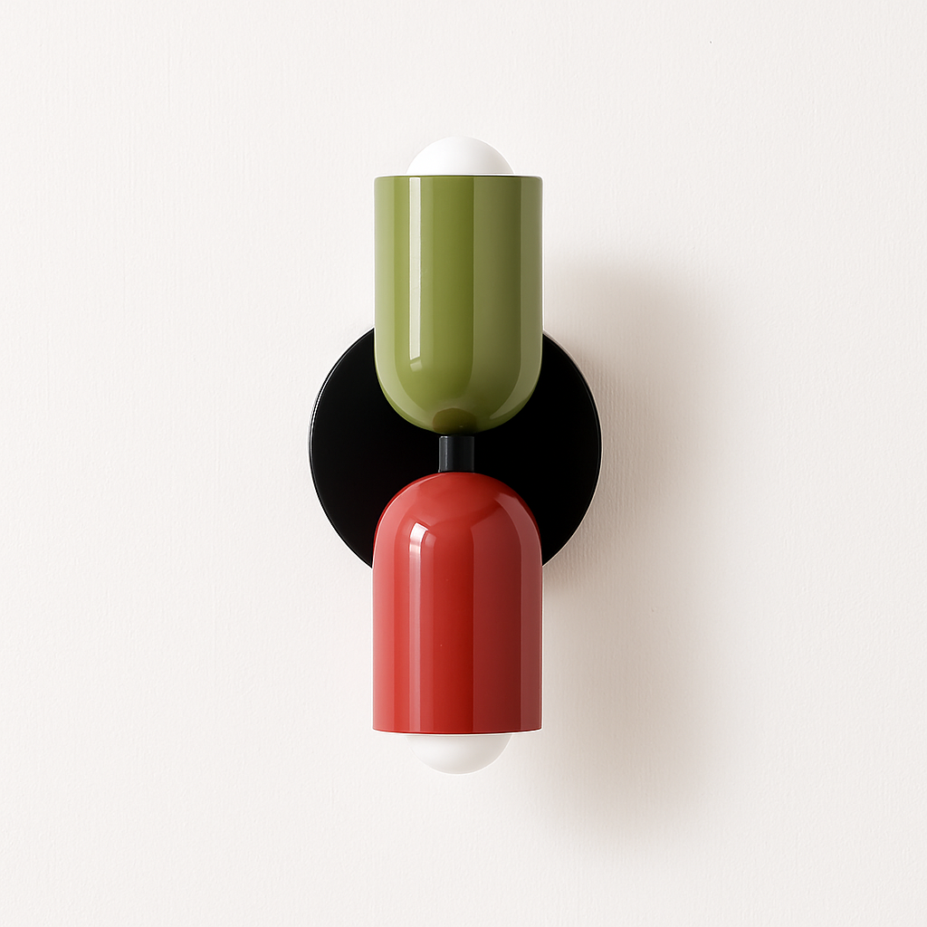 Ryvola| Nordic Minimalistische Metalen Matglas Wandlamp