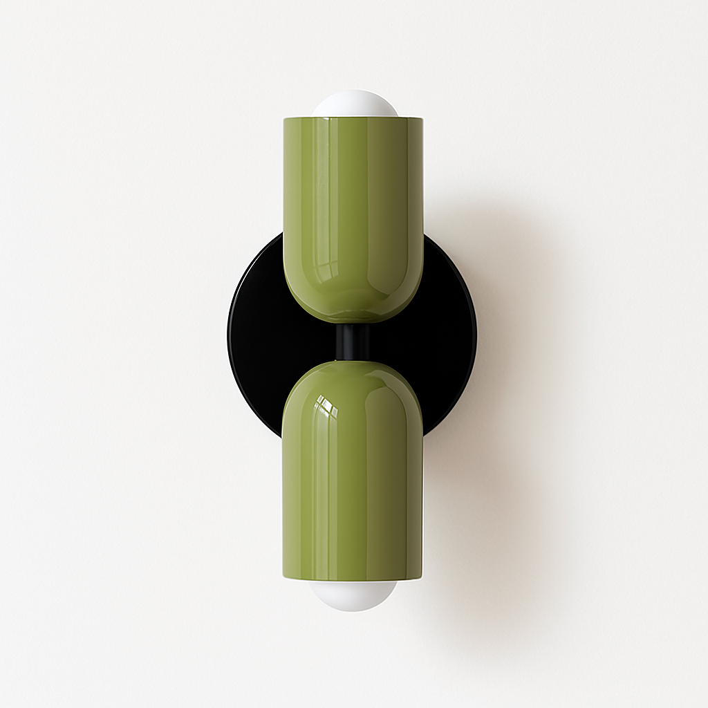 Ryvola| Nordic Minimalistische Metalen Matglas Wandlamp