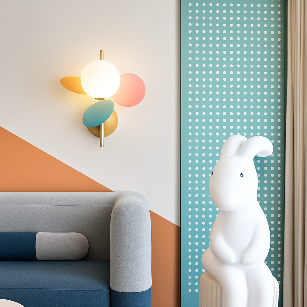 Veldorae | Moderne Minimalistische Beschilderde Decoratieve Wandlamp