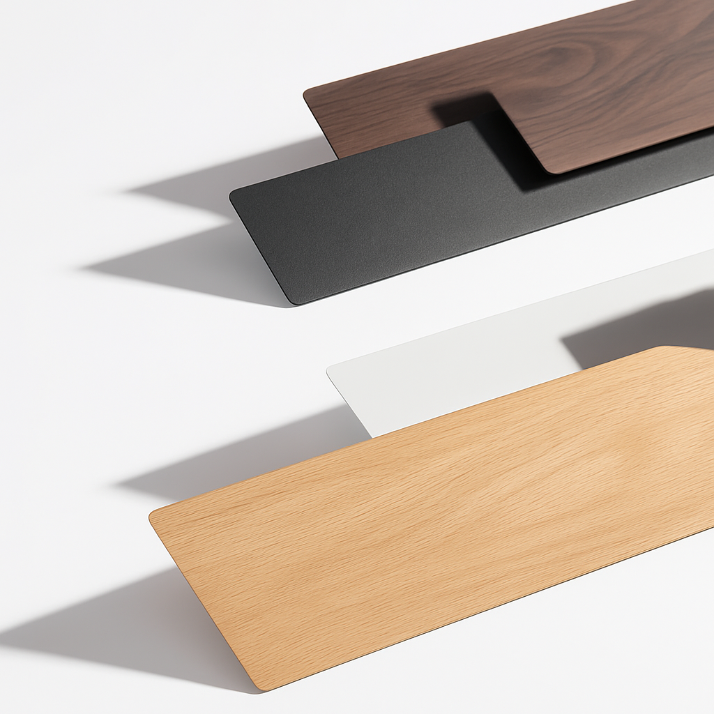 Kernowen | Architectonische geometrische houten profiel moderne wandlamp