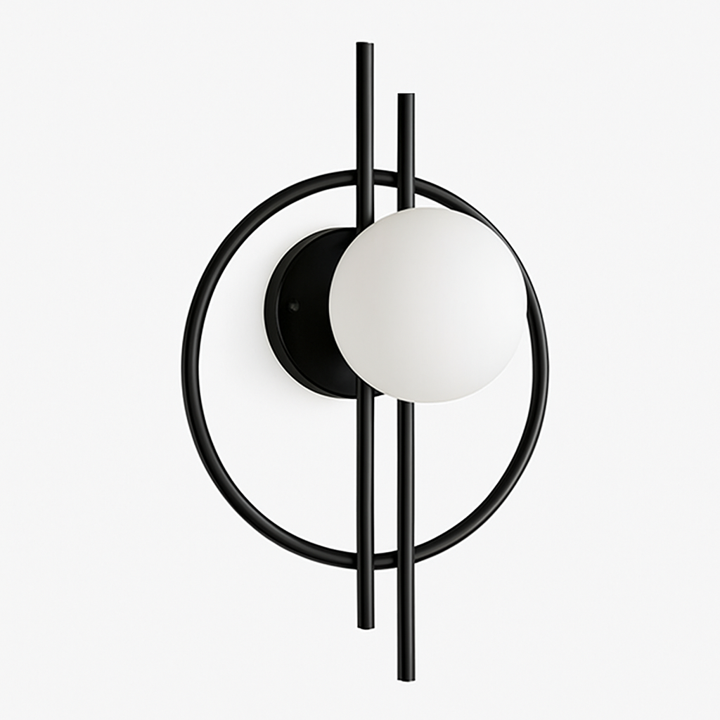 Belmontis | Geometrische Vergulde Schijf Opbouw Wandlamp