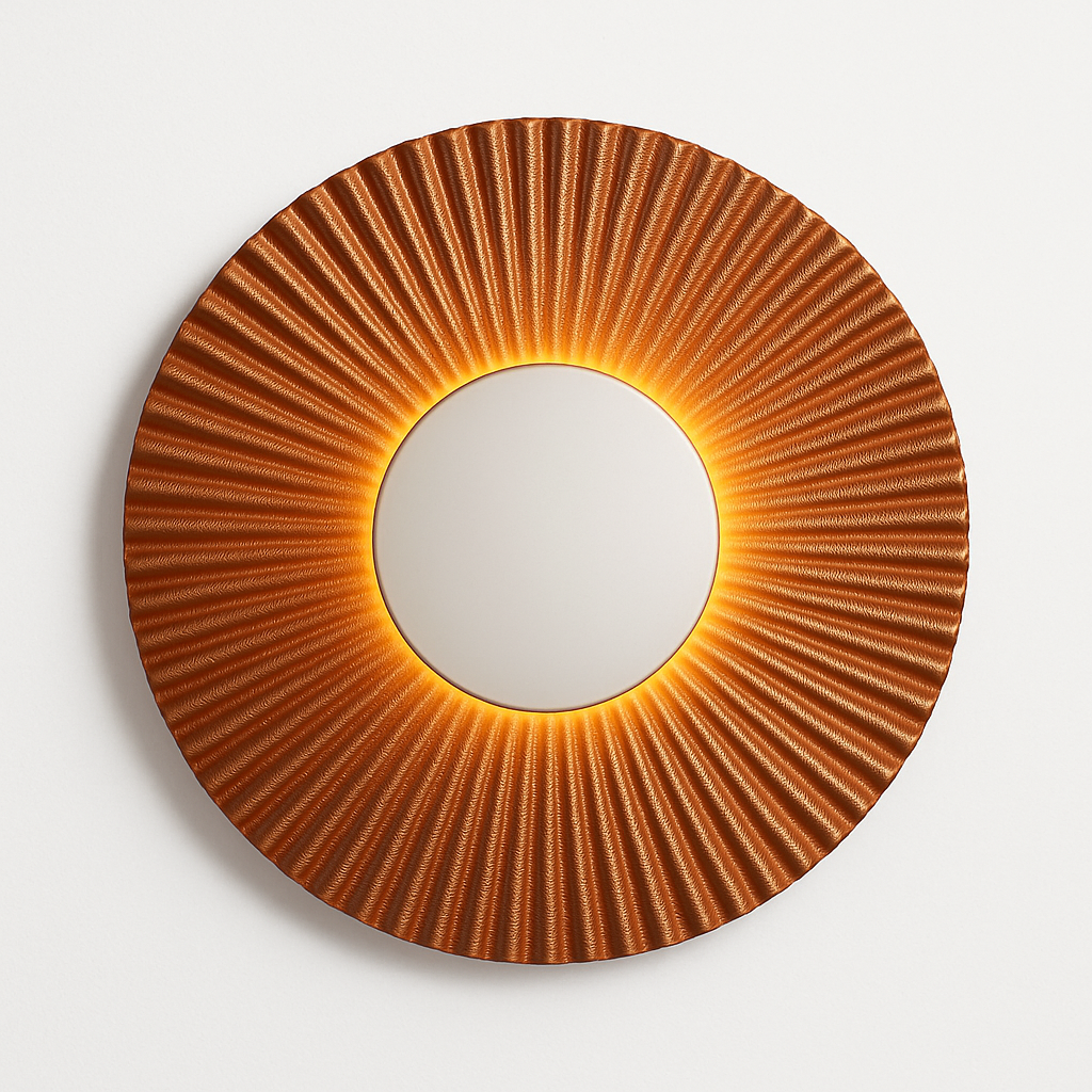Wirello| Moderne Zonnestraal Sculptuur Metalen Wandlamp