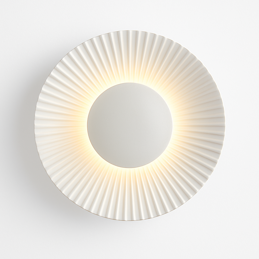 Wirello| Moderne Zonnestraal Sculptuur Metalen Wandlamp