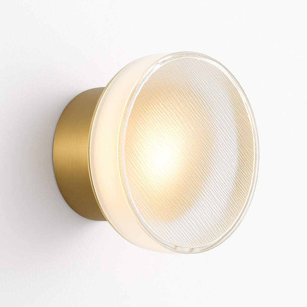 Velisyn | Moderne Ronde LED Wandlamp Sconce Met Mat Glas