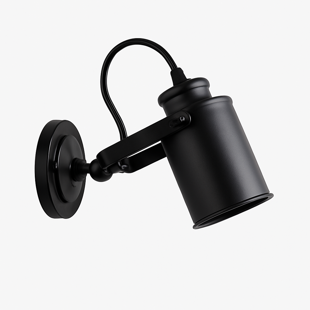 Vesquro | Verstelbare Industriële Metalen Spot Wandlamp