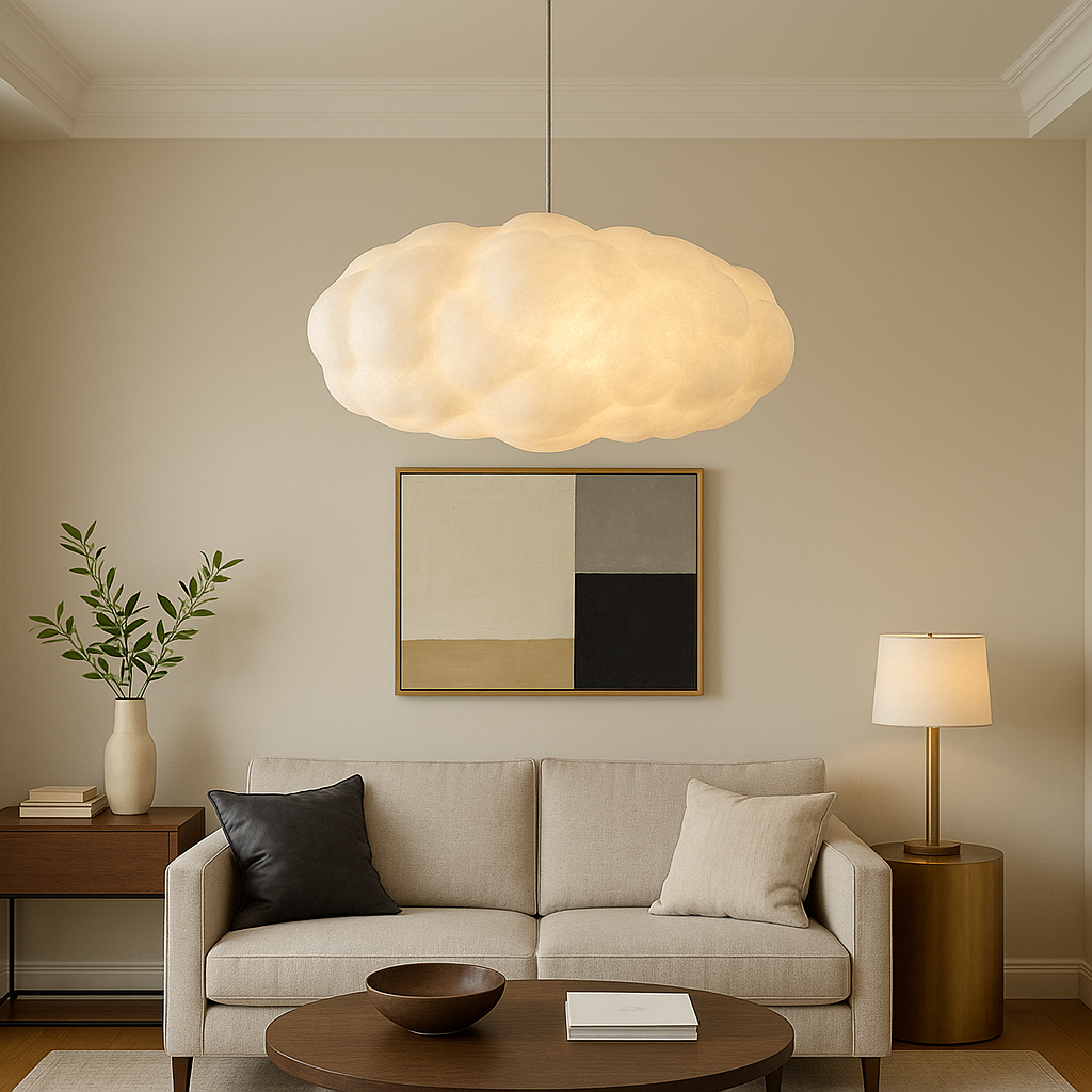 Nubis | Moderne Sculpturale Drijvende Wolk Hanglamp
