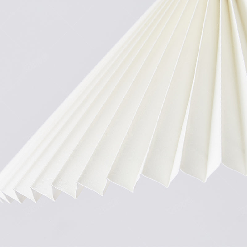 Luvithos | Architectonische Cluster Plissé Geplooide Houten Hanglamp