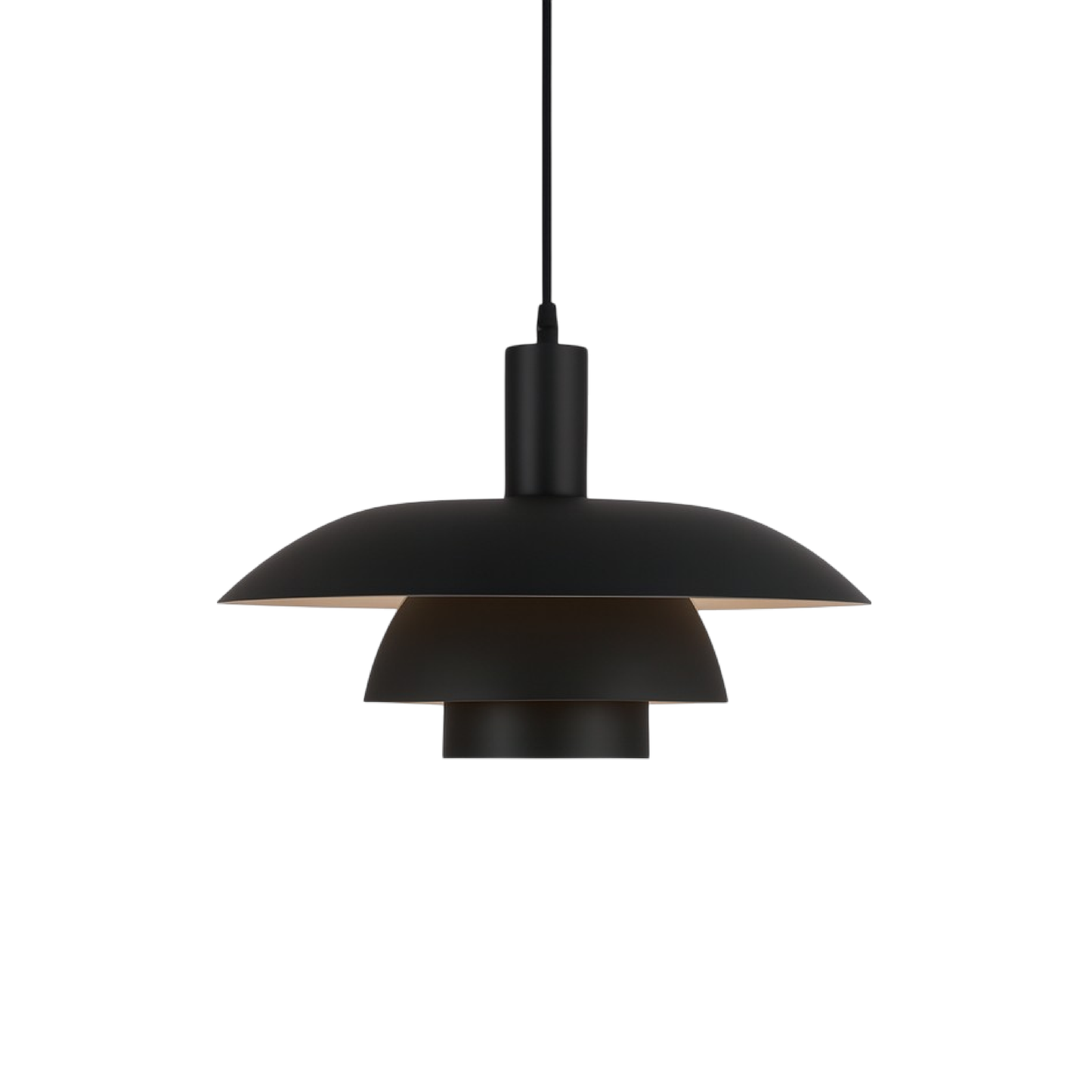 Dania | Minimalistische Deense Stijl Gelaagde Metalen Hanglamp