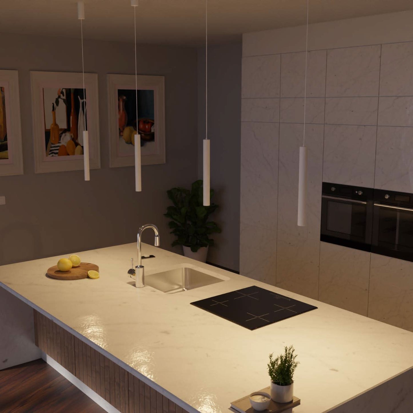 Cylia | Minimalistische Cilinder Hanglamp met Verstelbare Hoogte