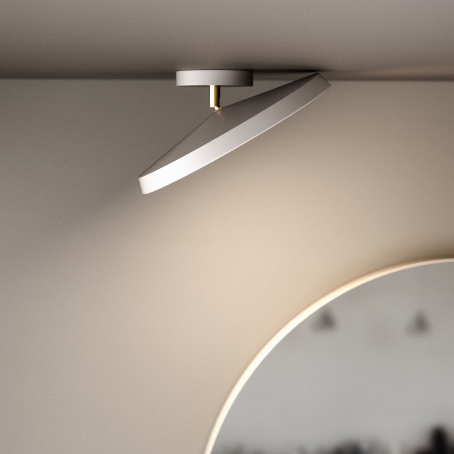 Novus | Hedendaagse Ronde Plafondlamp met Vlak Paneel