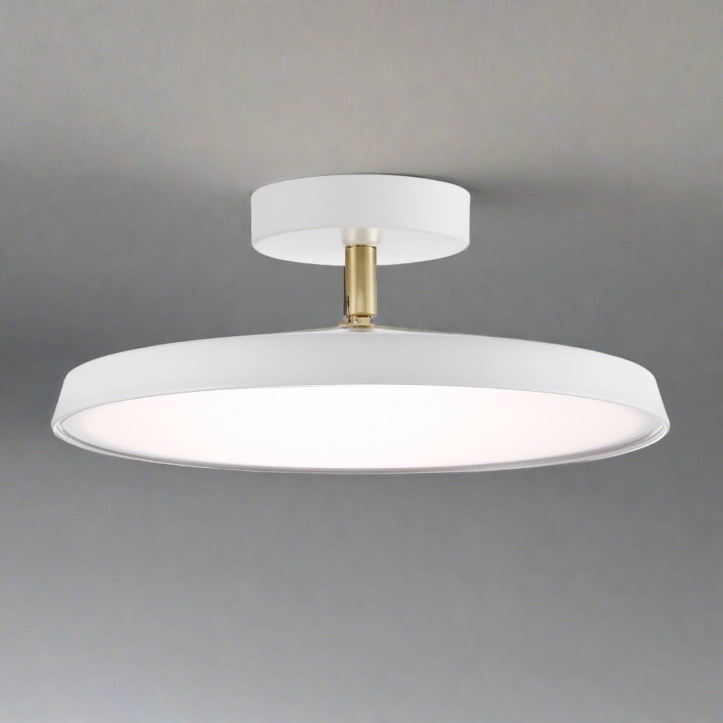 Novus | Hedendaagse Ronde Plafondlamp met Vlak Paneel