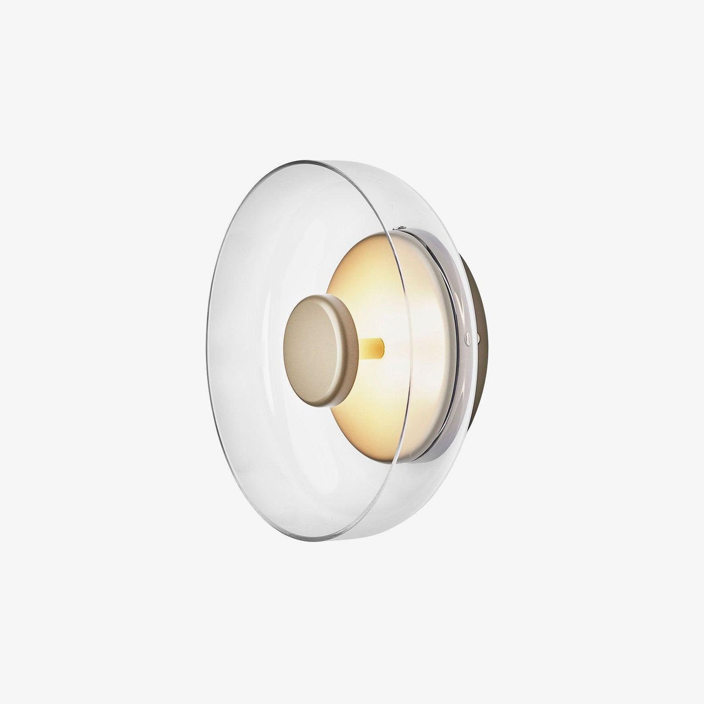 Luvia | Noordse Geribbelde Glazen Art Deco Wandlamp