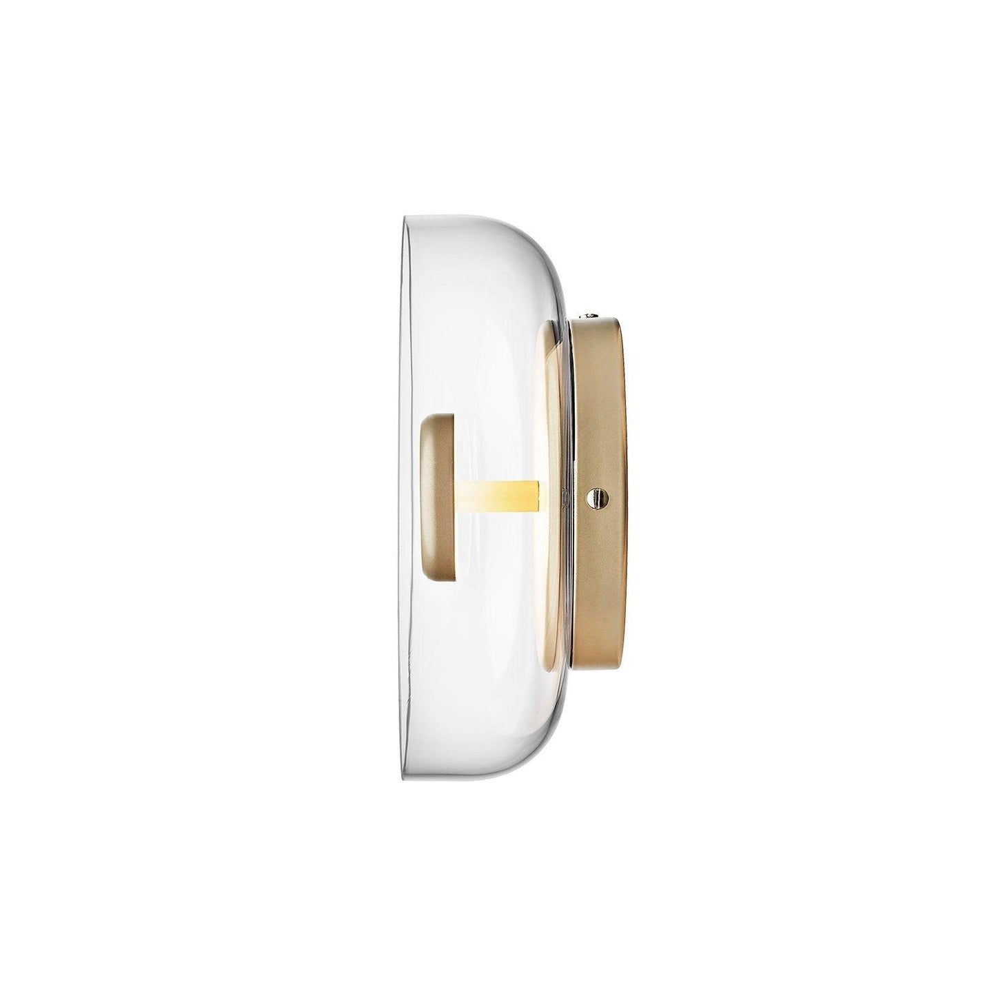 Luvia | Noordse Geribbelde Glazen Art Deco Wandlamp