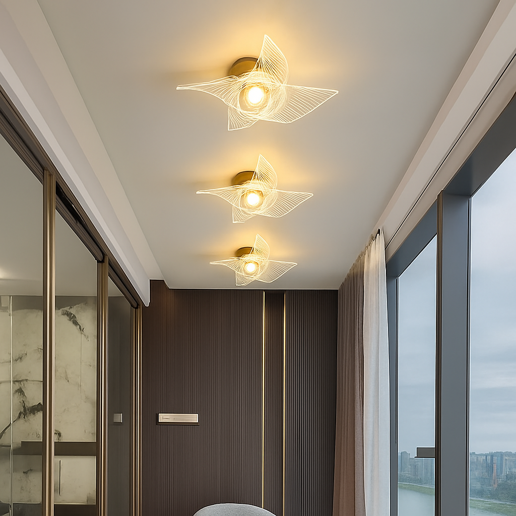 Kelbrique | Nordic Hedendaagse Lineaire Opbouw Plafondlamp