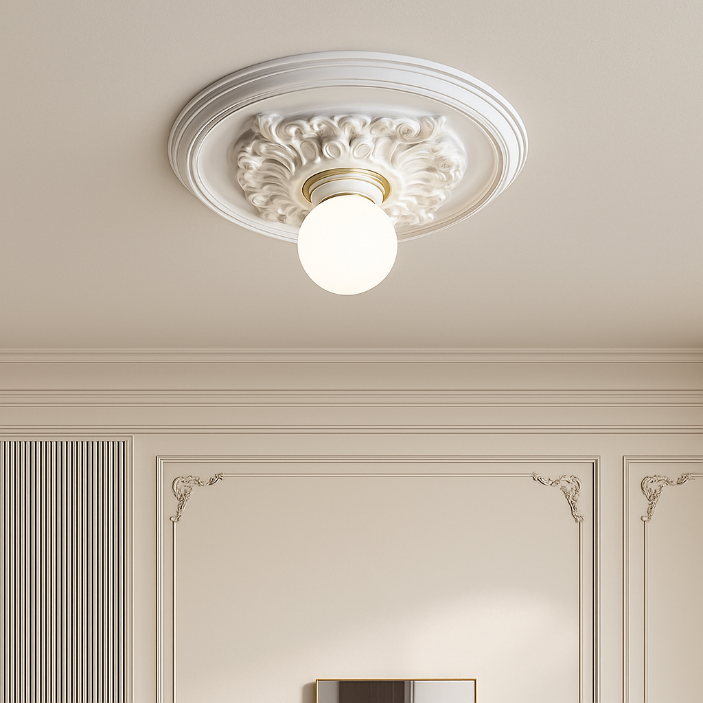 Rostevia | Franse Retro Gesneden Plafondlamp