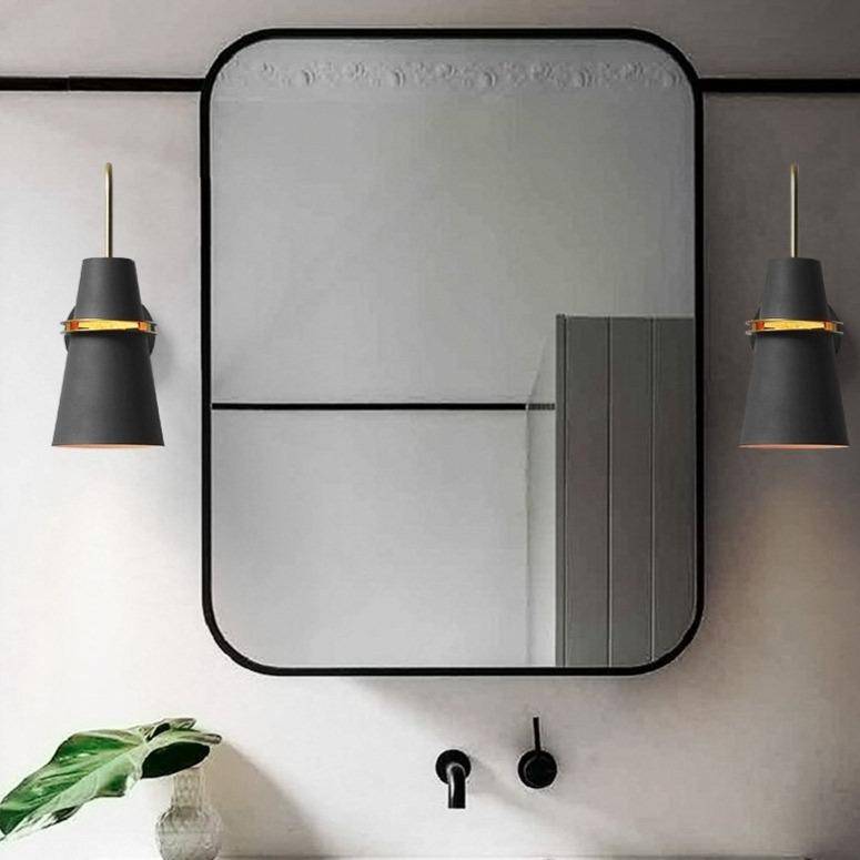 Kelvrist| Afgeronde Mid Century Retro Metalen Wandlamp