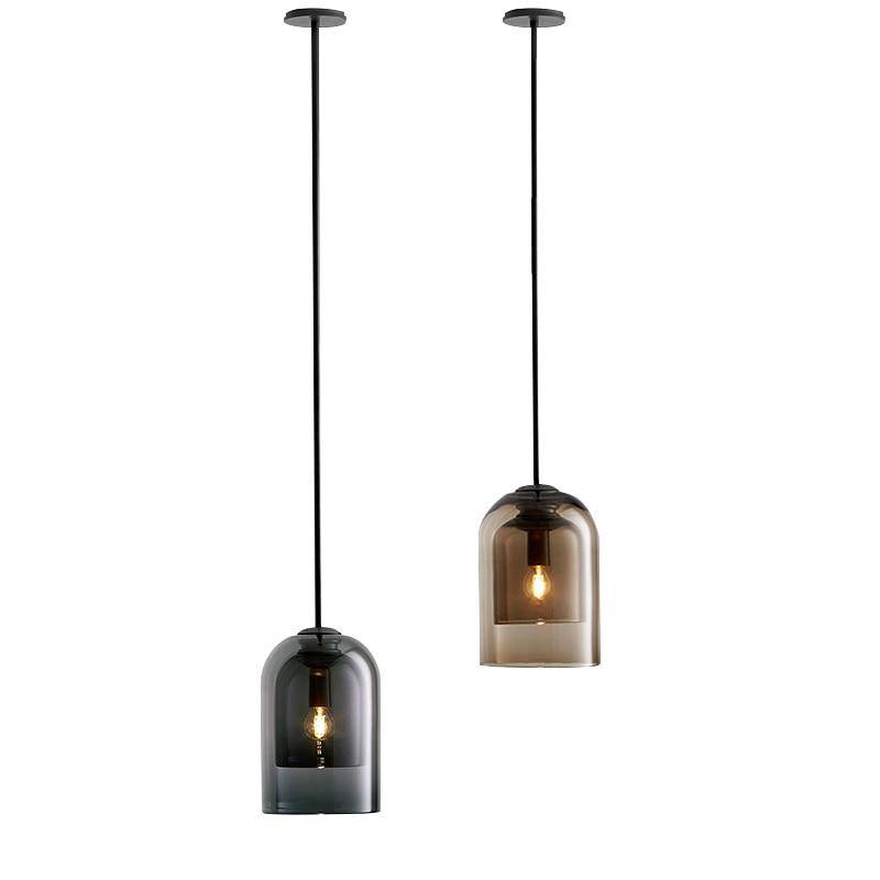 Kendervon | Buisvormige Getinte Glazen Architectonische Hanglamp