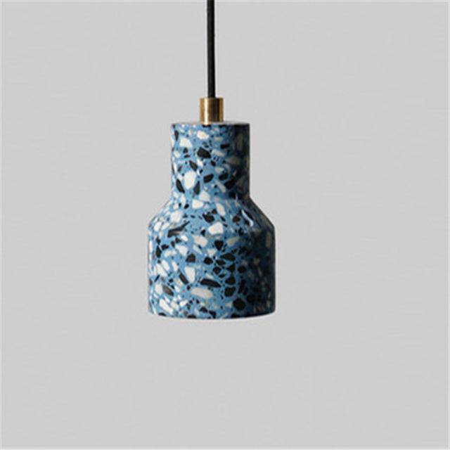 Thryvion | Gespetterde steenstructuur koepel hanglamp