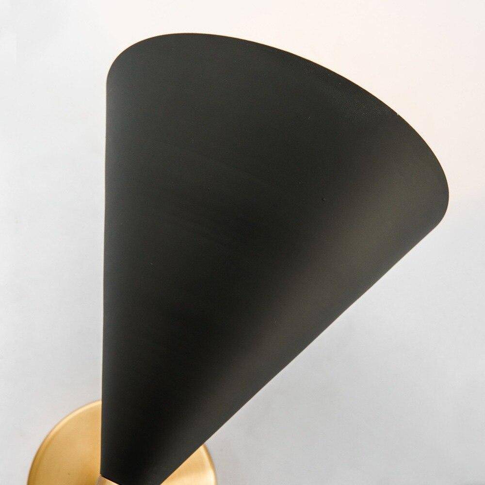 Vaelisth | Geometrische dubbele kegel architectonische symmetrische wandlamp