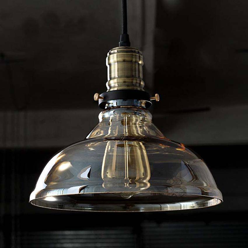 Kelsindra | Vintage Belvormige Glazen Hanglamp