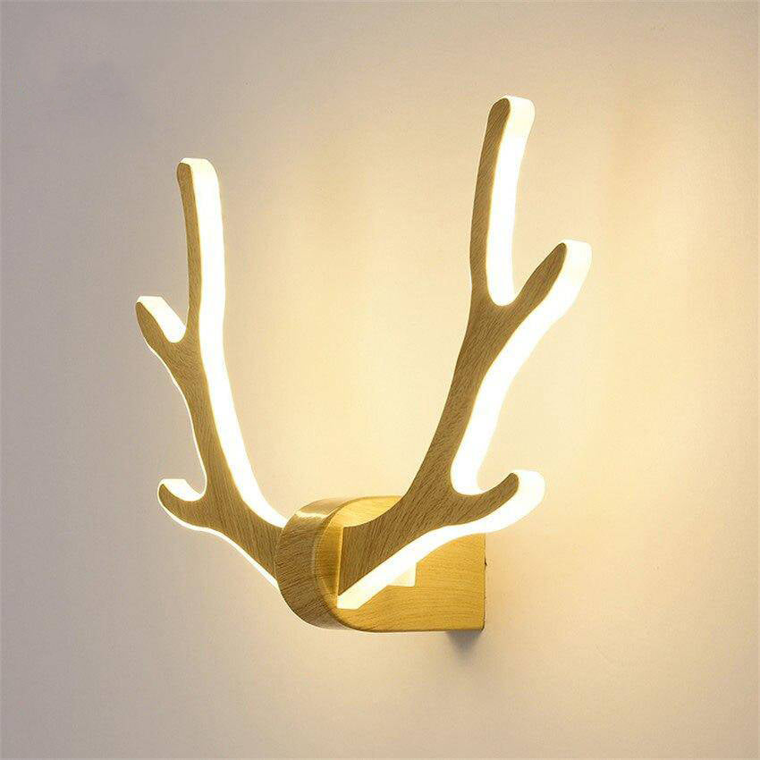 Rylondor | Sculpturale Gewei Silhouet Decoratieve Wandlamp